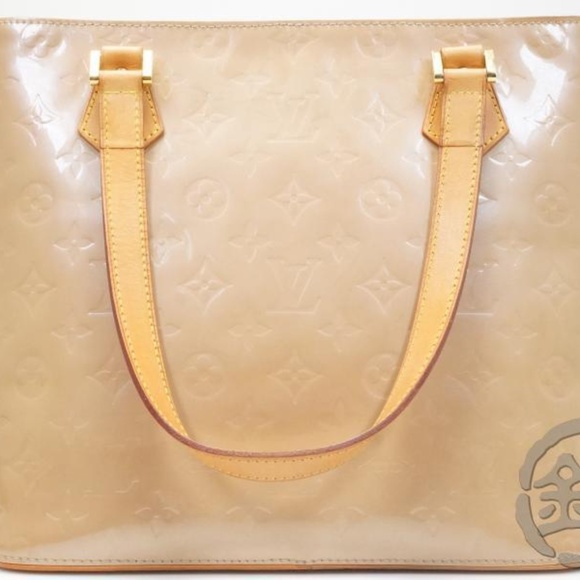 Sale AUTH PRE-OWNED LOUIS VUITTON VERNIS NOISETTE HOUSTON TOTE BAG M91340 161993 - Picture 12 of 12